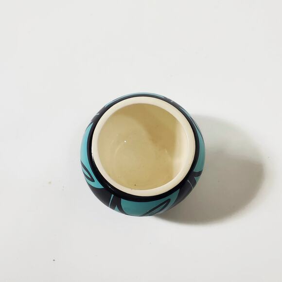 Vintage Ute Mountain Tribe Pottery Vase Bowl Ruth Root E19 - Picture 3 of 5